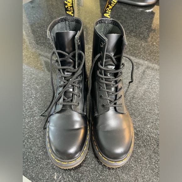 Dr. Martens Shoes - Classic Dr. Martens black smooth leather